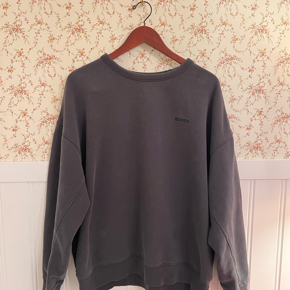 Roots Men's Grey Crewneck